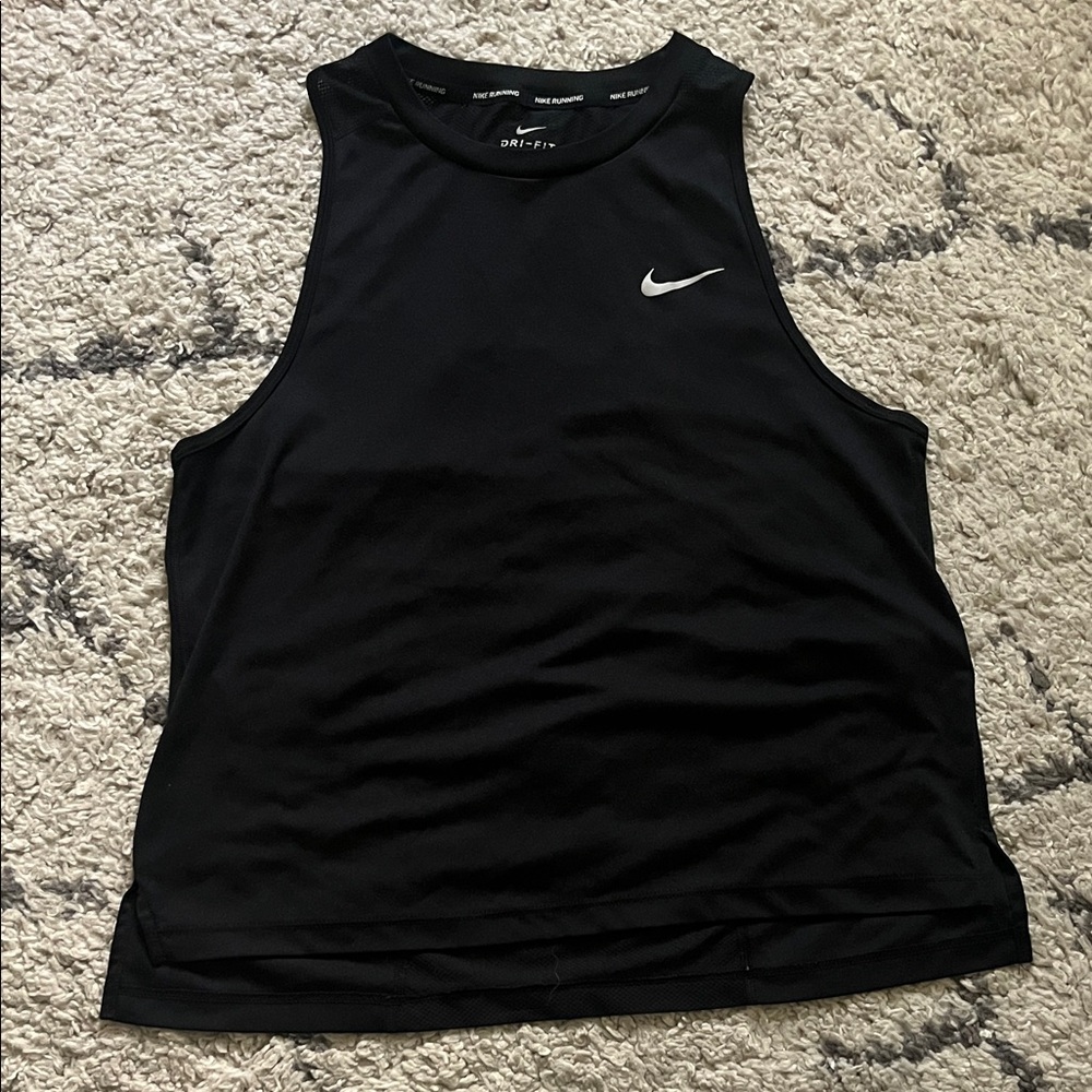 Nike Black Sleeveless Dri-FIT Top